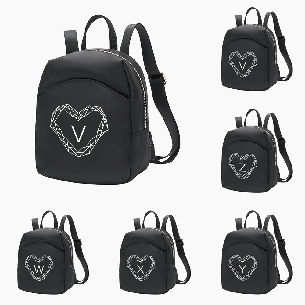 Women's Small Backpacks Black Trend Diamond Letter Female Bag Band Feminina Backpack School Bags for Teen Girls Knapsack 2023
Women's Small Backpacks Black Trend Diamond Letter Female Bag Band Feminina Backpack School Bags for Teen Girls Knapsack 2023