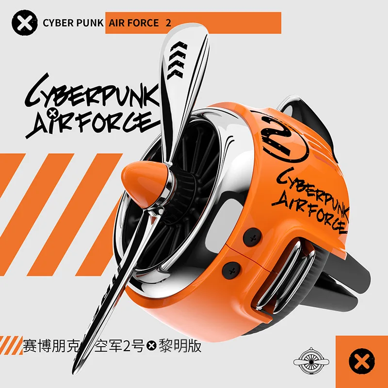 Future Technology Car Air Freshener Cyberpunk Rotating Propeller Air Outlet Fragrance Flavor Air Force 2 Car Accessories
Future Technology Car Air Freshener Cyberpunk Rotating Propeller Air Outlet Fragrance Flavor Air Force 2 Car Accessories