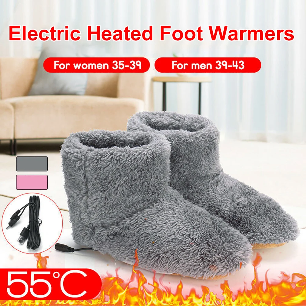 Winter Warm Snow Boots Super Soft USB Charging Washable Comfortable Plush Electric Heated Shoes Foot Warming Pad Heating Insoles
Winter Warm Snow Boots Super Soft USB Charging Washable Comfortable Plush Electric Heated Shoes Foot Warming Pad Heating Insoles