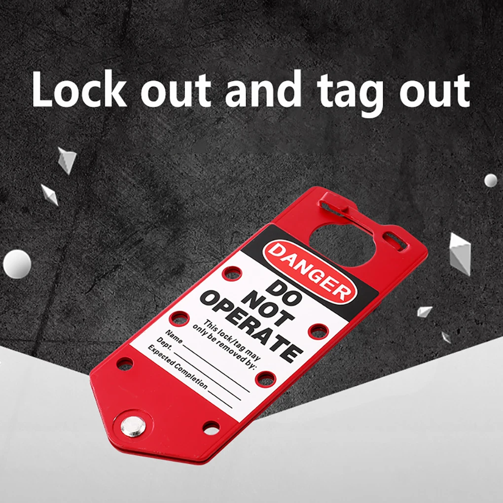 Pack of 10 Lockout Tagout Tool Professional Simple to Use Wear-resistance Safety Locking Equipment Door Closers Hasp Lock
Pack of 10 Lockout Tagout Tool Professional Simple to Use Wear-resistance Safety Locking Equipment Door Closers Hasp Lock