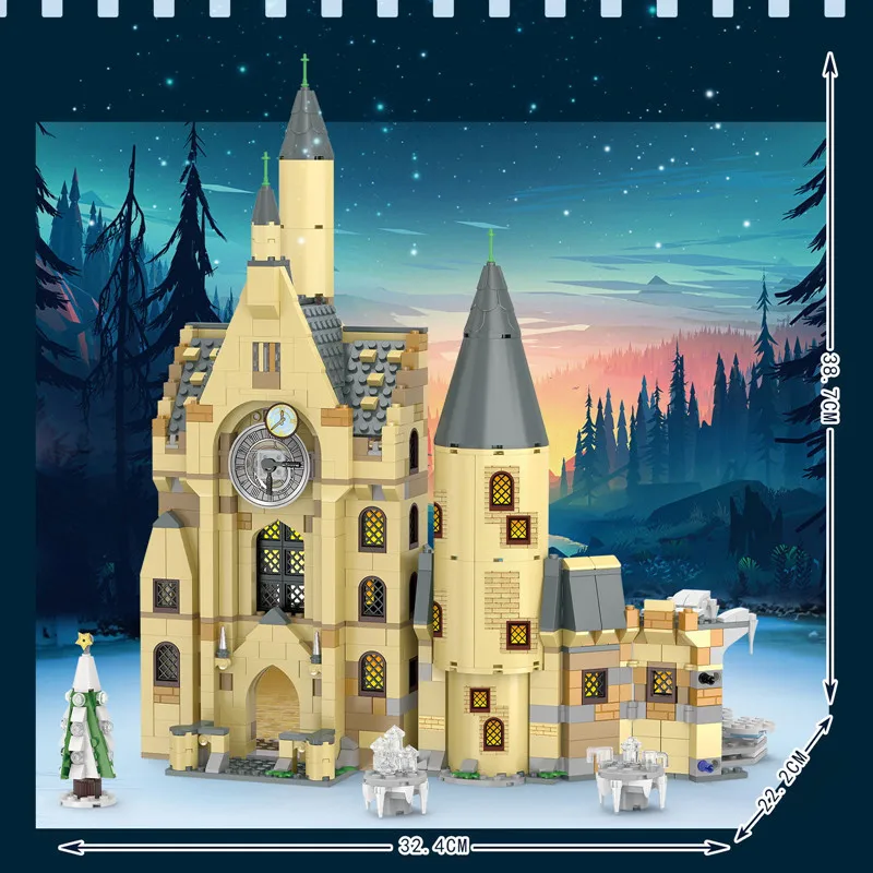 Harris Forbidden Potterd MOC Magic World The Clock Tower 75948 Model Bricks Set With Figures Building Blocks Toys For Kids Gifts
Harris Forbidden Potterd MOC Magic World The Clock Tower 75948 Model Bricks Set With Figures Building Blocks Toys For Kids Gifts