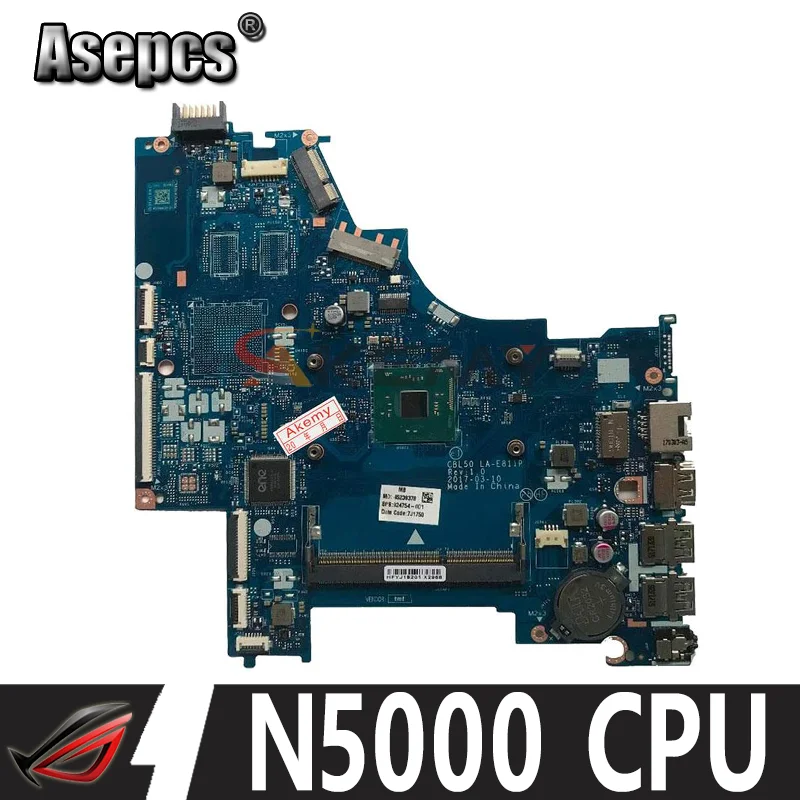 15-bs motherboard N5000 CPU EPG52 LA-G121P mainboard L19050-601 L19050-501 L19050-001
15-bs motherboard N5000 CPU EPG52 LA-G121P mainboard L19050-601 L19050-501 L19050-001