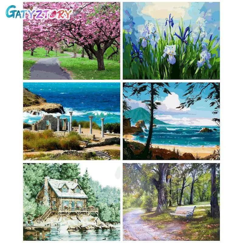 GATYZTORY Painting By Number Garden Kits For Adults Handpainted DIY Coloring By Number Landscape On Canvas Home Decor
GATYZTORY Painting By Number Garden Kits For Adults Handpainted DIY Coloring By Number Landscape On Canvas Home Decor