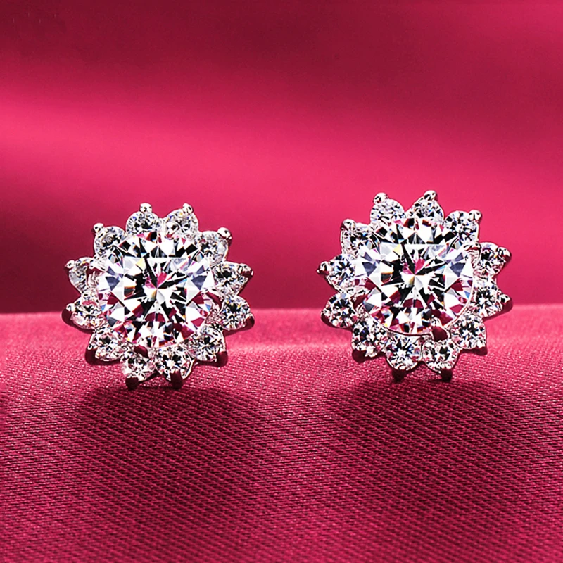 Ne'w Bling Bling Crystal Flower Shaped Stud Earrings for Women Shiny Wedding Accessories Good Quality Lady's Statement Jewelry
Ne'w Bling Bling Crystal Flower Shaped Stud Earrings for Women Shiny Wedding Accessories Good Quality Lady's Statement Jewelry