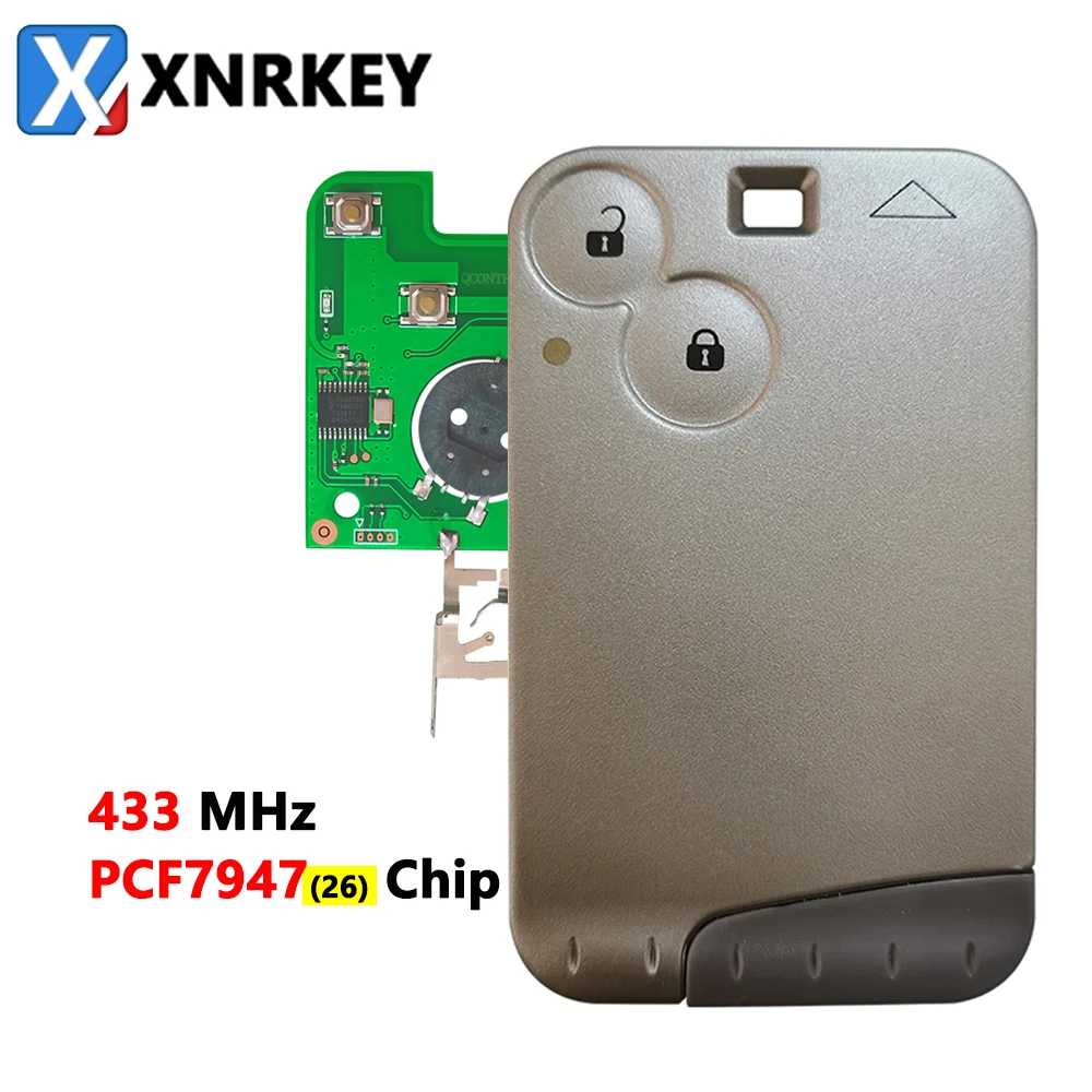 XNRKEY 5 шт. 2 кнопки смарт-карты ключ PCF7926 чип 433 МГц для Renault Laguna дистанционный Автомобильный ключ без логотипа без слова 
XNRKEY 5 шт. 2 кнопки смарт-карты ключ PCF7926 чип 433 МГц для Renault Laguna дистанционный Автомобильный ключ без логотипа без слова
