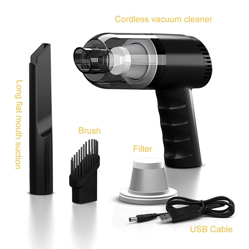 Пылесос для автомобиля, портативный ручной мини-пылесос с USB-зарядкой
Пылесос для автомобиля, портативный ручной мини-пылесос с USB-зарядкой