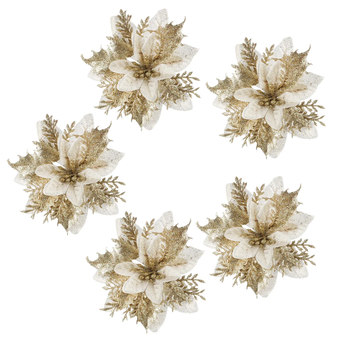 Christmas Poinsettia Flowers Tree Glitter Artificial Flower Decor Decorations Ornament Wreath Picks Fakestems Ornaments
Christmas Poinsettia Flowers Tree Glitter Artificial Flower Decor Decorations Ornament Wreath Picks Fakestems Ornaments
