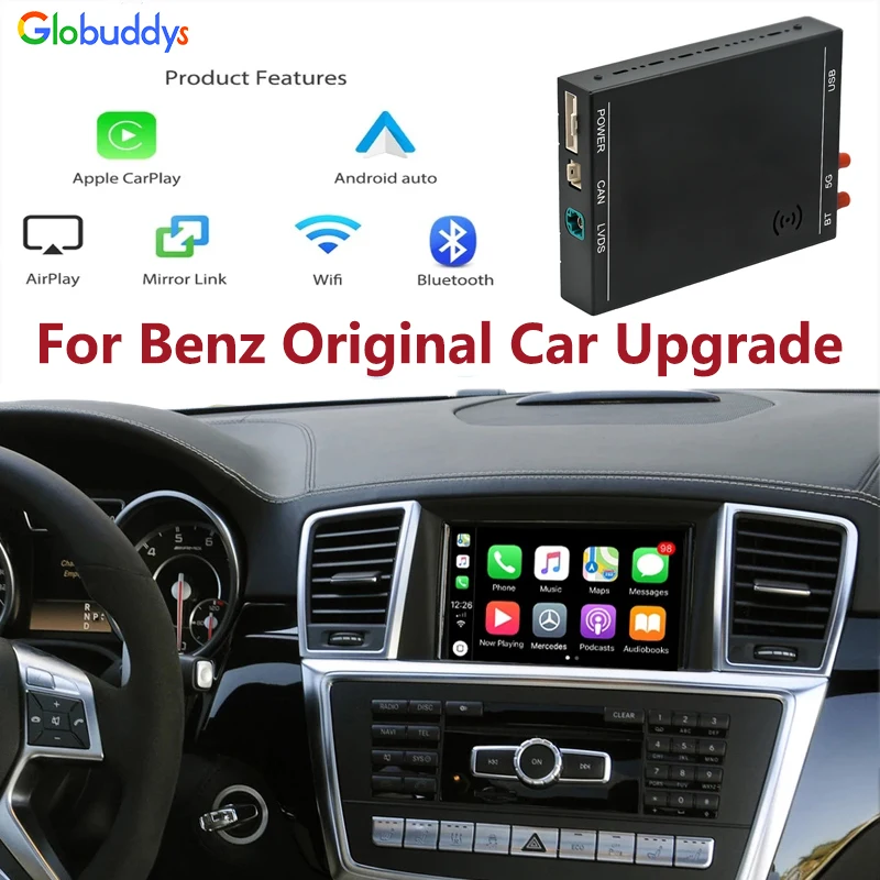 For Mercedes C class W204 CarPlay Wireless Interface Decoder Box Facelift Comand Headunit Radio NTG4.5 4.7 Factory Screen Update
For Mercedes C class W204 CarPlay Wireless Interface Decoder Box Facelift Comand Headunit Radio NTG4.5 4.7 Factory Screen Update