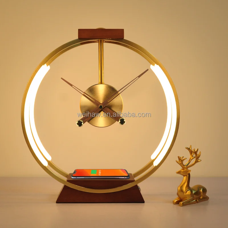 Trending Products 2023 New Arrivals Dimmable Light Luxury Clock Wireless Charging Smart Desk Lamp With Wooden Base
Trending Products 2023 New Arrivals Dimmable Light Luxury Clock Wireless Charging Smart Desk Lamp With Wooden Base