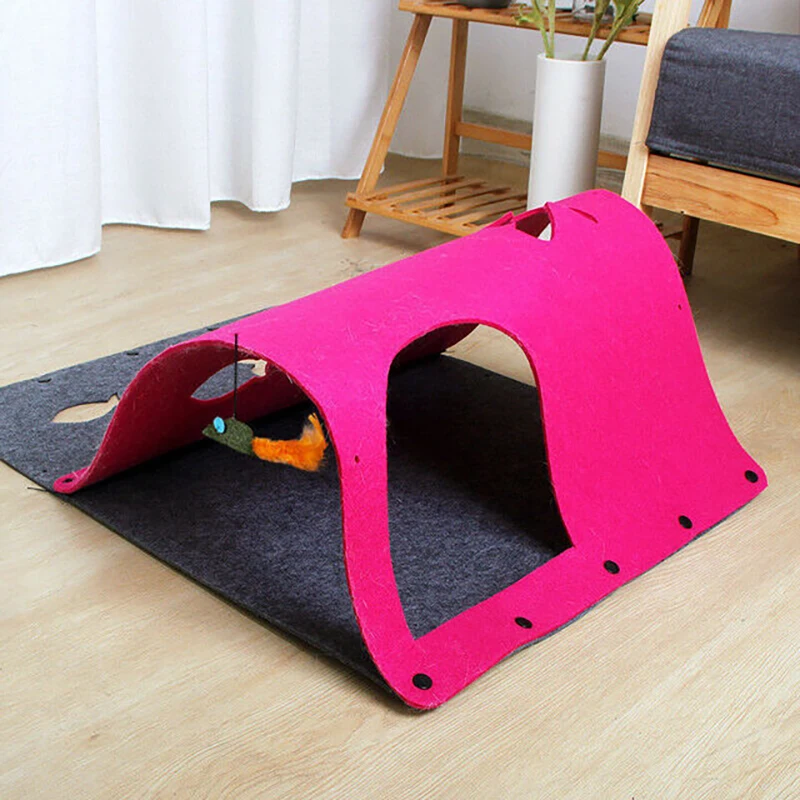 Foldable Pet Toy Multifunction Felt Cat Tunnel DIY Pet Tent Toy Cat House Bed Play Tunnel Hole Tube Combination Felt Tunnel
Foldable Pet Toy Multifunction Felt Cat Tunnel DIY Pet Tent Toy Cat House Bed Play Tunnel Hole Tube Combination Felt Tunnel