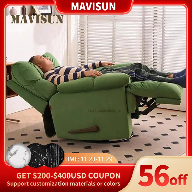 Folding Single Lazy Sofa Couch for Living Room Leisure Lying Rocking Chair Electric Function Light Luxury Simple Massage Chair
Folding Single Lazy Sofa Couch for Living Room Leisure Lying Rocking Chair Electric Function Light Luxury Simple Massage Chair