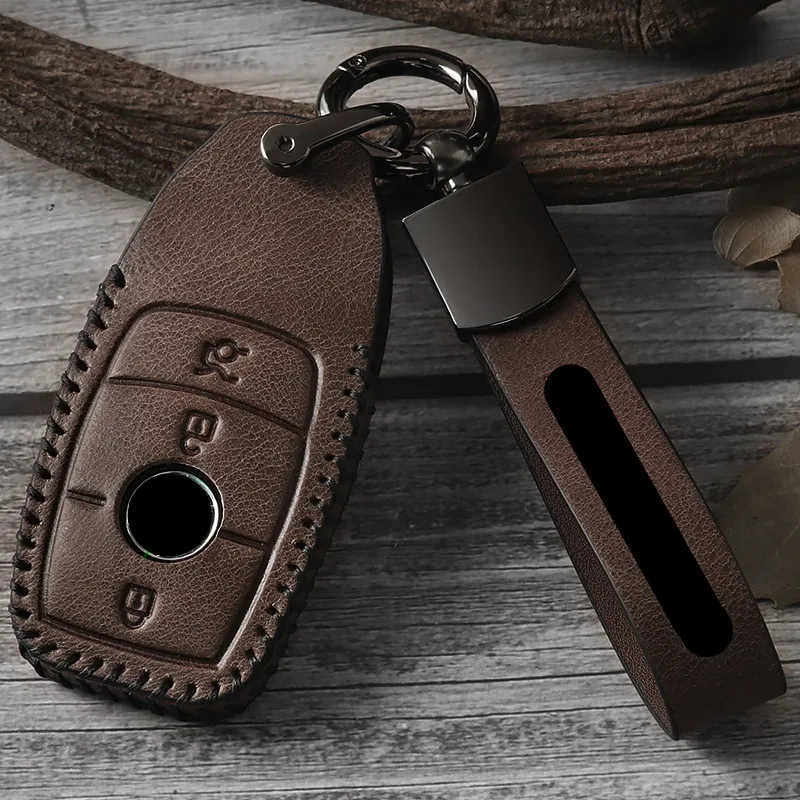 High-grade Leather Car Key Case Car Keychain Car Key Bag for Mercedes-Benz E300L A200L New E-Class C260 GLE400 S350 G63 Interior
High-grade Leather Car Key Case Car Keychain Car Key Bag for Mercedes-Benz E300L A200L New E-Class C260 GLE400 S350 G63 Interior