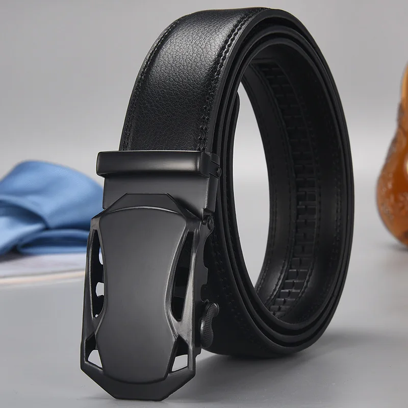 Belts for 3.5cm Width Sports Car Brand Fashion Automatic Buckle Black Genuine Leather Men's Jeans High Quality Waist Male Strap
Belts for 3.5cm Width Sports Car Brand Fashion Automatic Buckle Black Genuine Leather Men's Jeans High Quality Waist Male Strap