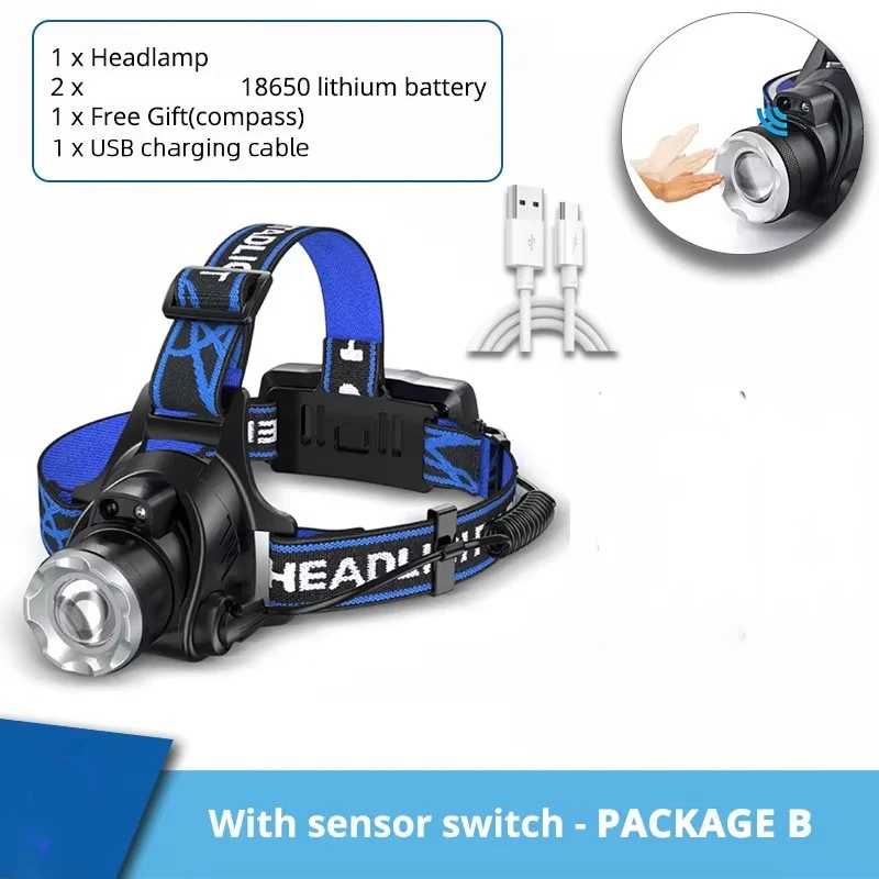 Налобный фонарь E-SMARTER T6 3 режима
Налобный фонарь E-SMARTER T6 3 режима