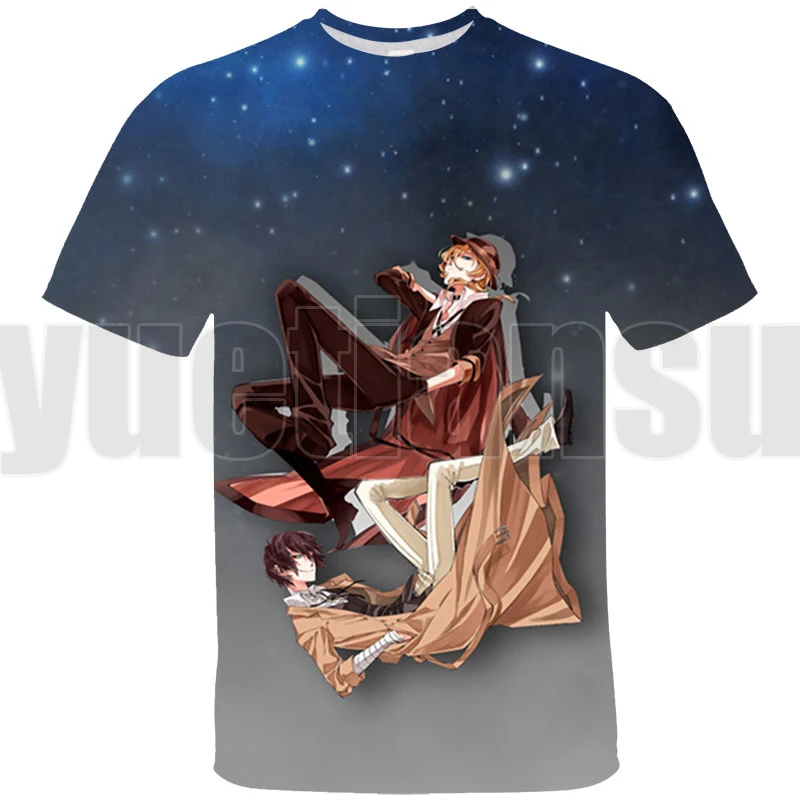 Bungou Stray Dogs 3D T-shirt Cute Anime Oversized T Shirt Graphic Boy Girl Short Sleeve Men Clothing Women Fashion Harajuku Tees
Bungou Stray Dogs 3D T-shirt Cute Anime Oversized T Shirt Graphic Boy Girl Short Sleeve Men Clothing Women Fashion Harajuku Tees