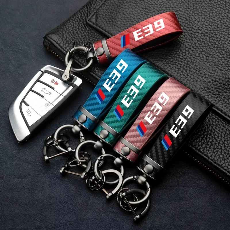 Leather Motorcycle Keychain Horseshoe Buckle Jewelry for BMW E30 E34 E36 E39 E46 E60 E61 E84 E87 E90 Lanyard Car Accessories
Leather Motorcycle Keychain Horseshoe Buckle Jewelry for BMW E30 E34 E36 E39 E46 E60 E61 E84 E87 E90 Lanyard Car Accessories