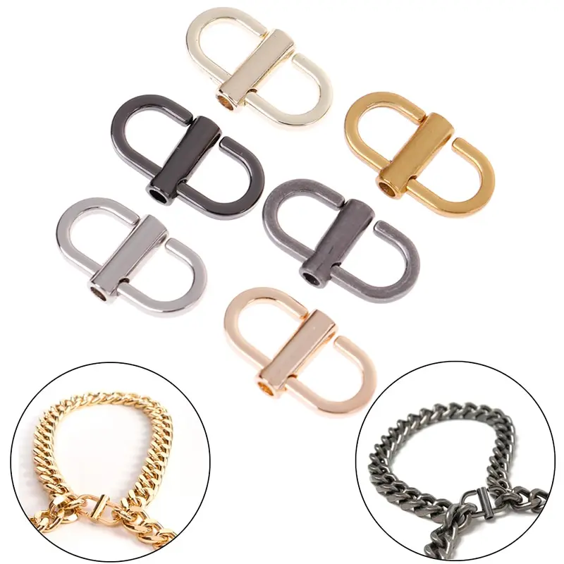 2Pcs Adjustable Metal Buckles For Chain Strap Bag Shorten Shoulder Crossbody Bags Hardware Accessories Wholesale Metal Buckle
2Pcs Adjustable Metal Buckles For Chain Strap Bag Shorten Shoulder Crossbody Bags Hardware Accessories Wholesale Metal Buckle