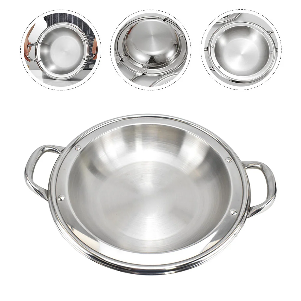 Pot Pan Steel Shabu Stainless Hot Sauce Chinese Soup Paella Wok Function Skillet Induction Platter Cooking Home Boiling Gas
Pot Pan Steel Shabu Stainless Hot Sauce Chinese Soup Paella Wok Function Skillet Induction Platter Cooking Home Boiling Gas