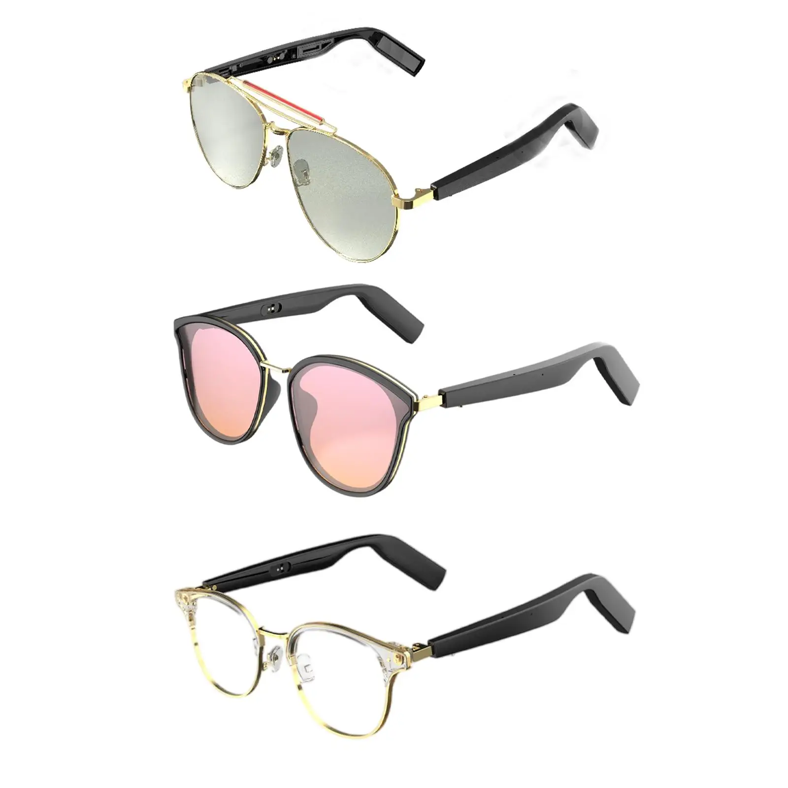 Bluetooth Смарт-очки, водонепроницаемая гарнитура, динамик с микрофоном, легкая беспроводная гарнитура, очки для смартфонов, путешествий, дома
Bluetooth Смарт-очки, водонепроницаемая гарнитура, динамик с микрофоном, легкая беспроводная гарнитура, очки для смартфонов, путешествий, дома