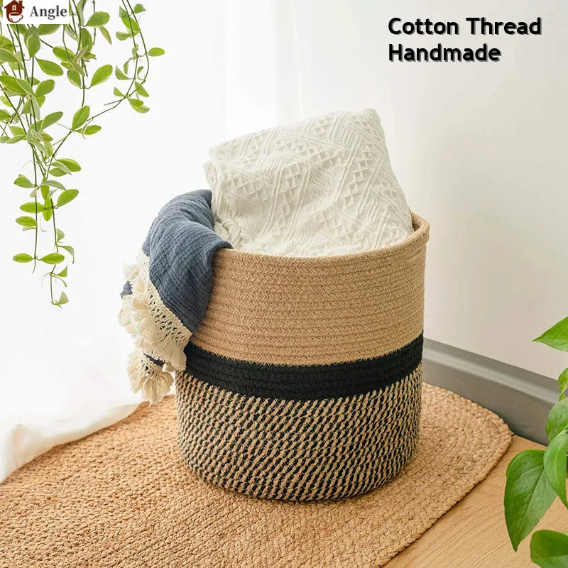 For Cotton Storage Pots Flower Home Plant Rope Organizer Woven Clothes Rattan Decoration Toy Basket Kitchen Laundry Storage
For Cotton Storage Pots Flower Home Plant Rope Organizer Woven Clothes Rattan Decoration Toy Basket Kitchen Laundry Storage