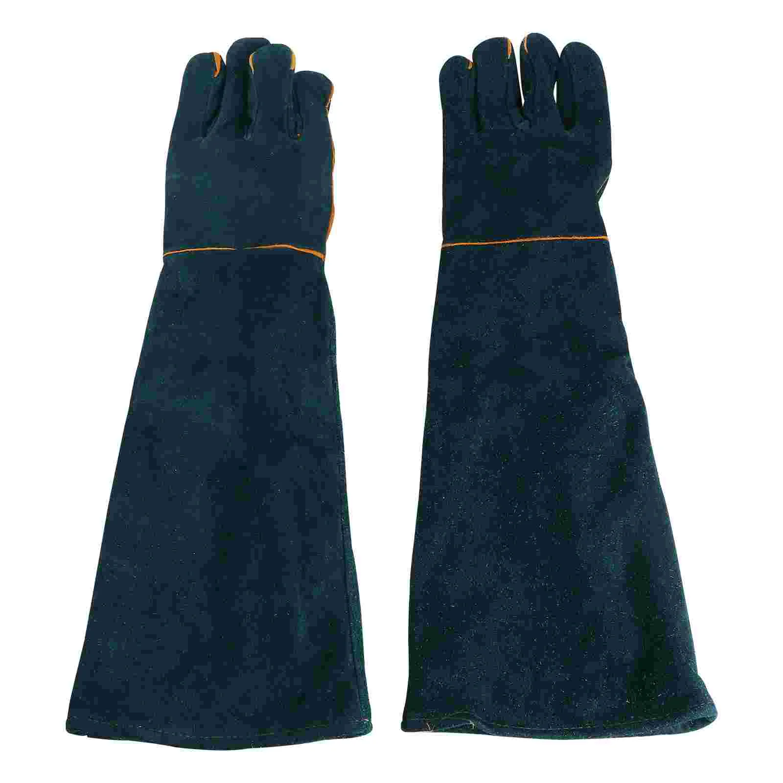 1 Pair 60CM Long Thickening Cowhide Gloves Welding Protective Gloves Anti-bite Long Sleeve Gloves Heat Resistance Gloves for
1 Pair 60CM Long Thickening Cowhide Gloves Welding Protective Gloves Anti-bite Long Sleeve Gloves Heat Resistance Gloves for