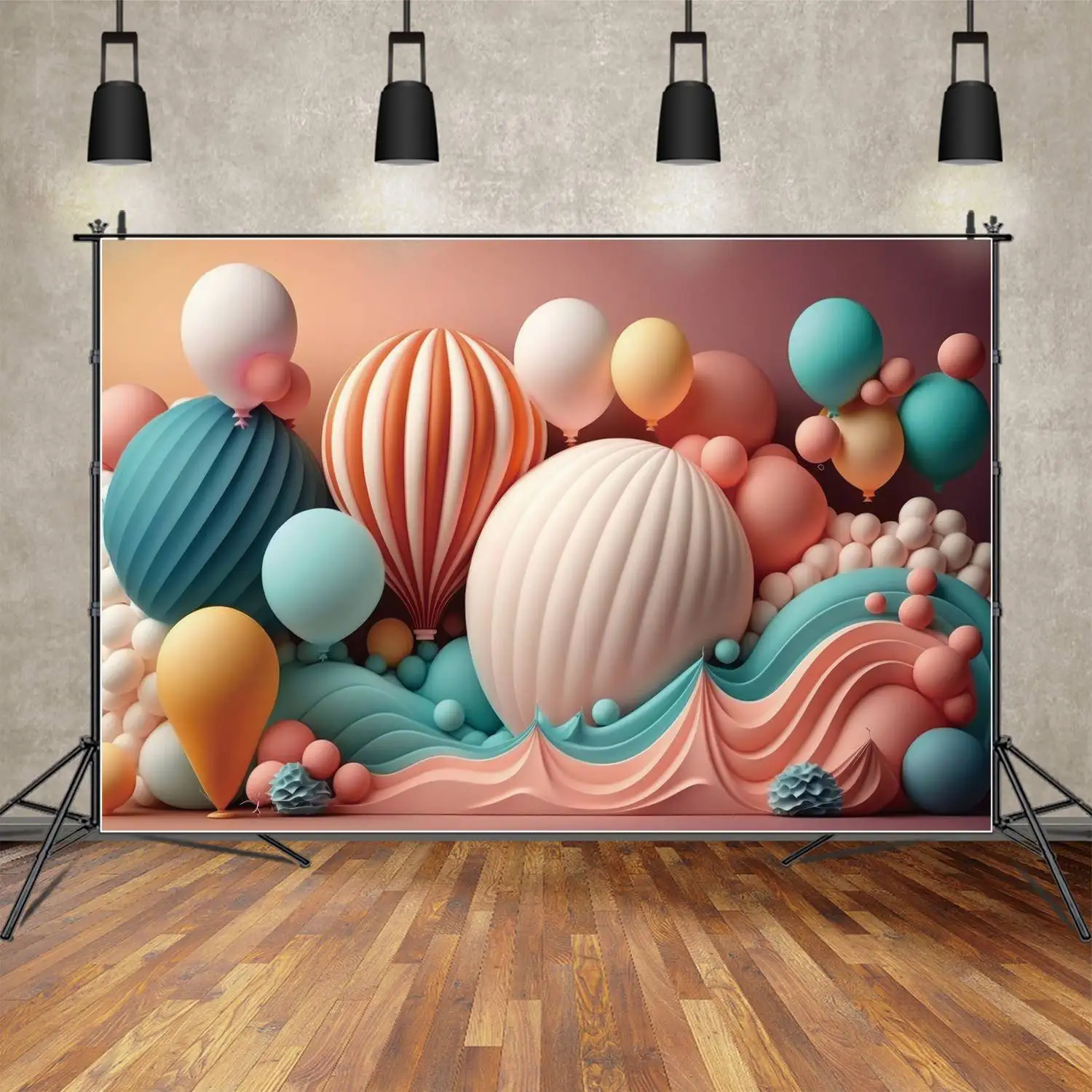 Sweet Cream Party Backdrops Photography Decoration Balloon Wall Pink Blue Customized Children's Photo Backgrounds Studio Props
Sweet Cream Party Backdrops Photography Decoration Balloon Wall Pink Blue Customized Children's Photo Backgrounds Studio Props