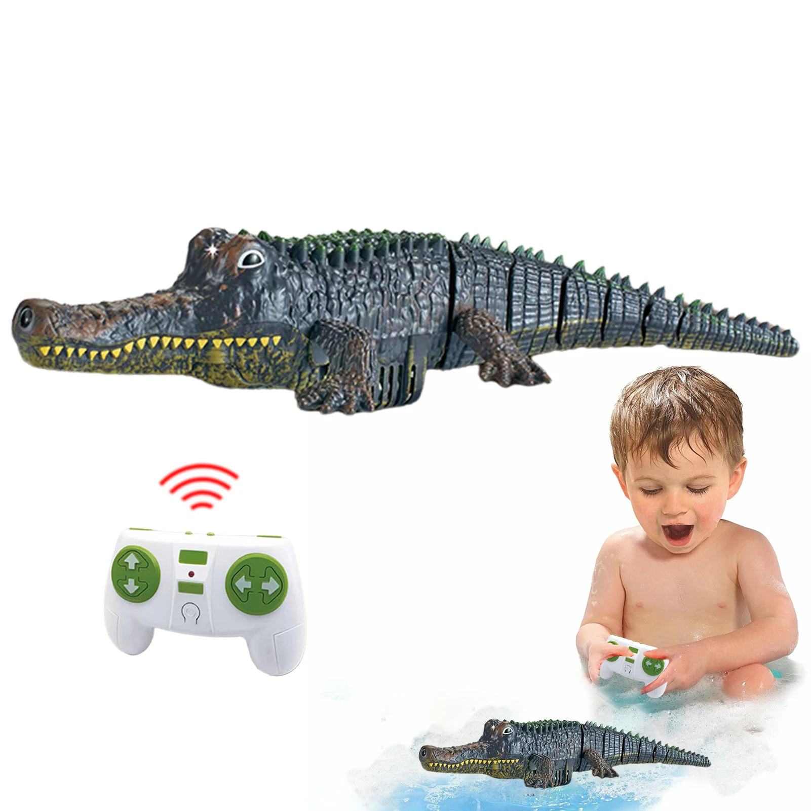 Remote Control Crocodile Simulation Alligator RC Boats Prank Toys For Kids Parody Toy For Summer Water Fun
Remote Control Crocodile Simulation Alligator RC Boats Prank Toys For Kids Parody Toy For Summer Water Fun