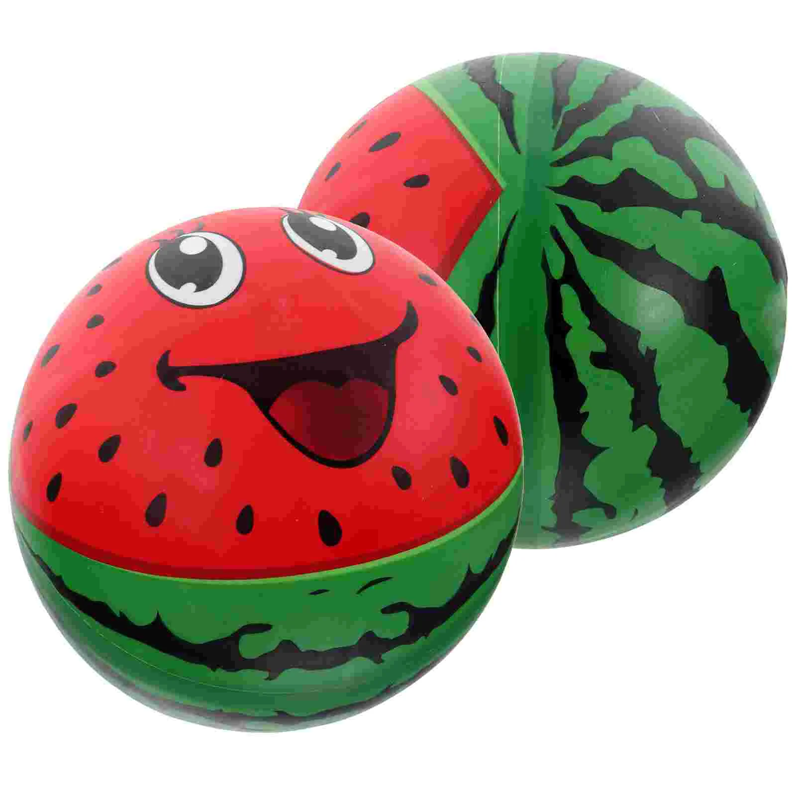 

2pcs Watermelon Bouncing Balls Inflatable PVC Watermelon Beach Ball Watermelon Bouncing Ball