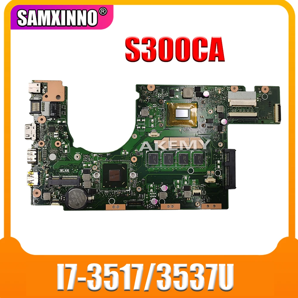 Новая материнская плата S300CA для Asus S300CA VivoBook S300C, материнская плата ноутбука S300CA, системная плата Φ/3537U REV2.0 4G RAM
Новая материнская плата S300CA для Asus S300CA VivoBook S300C, материнская плата ноутбука S300CA, системная плата Φ/3537U REV2.0 4G RAM