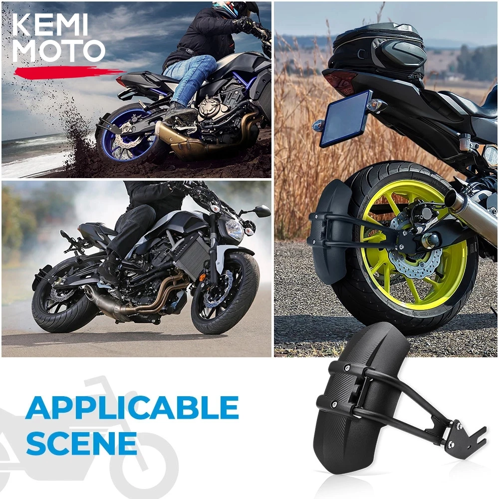 Motorcycle Fender Rear Mudguard Splash Guard Protector Universal For R1200GS F800GS For HONDA CBR600RR CB1000R Z650 Z750 Z800
Motorcycle Fender Rear Mudguard Splash Guard Protector Universal For R1200GS F800GS For HONDA CBR600RR CB1000R Z650 Z750 Z800
