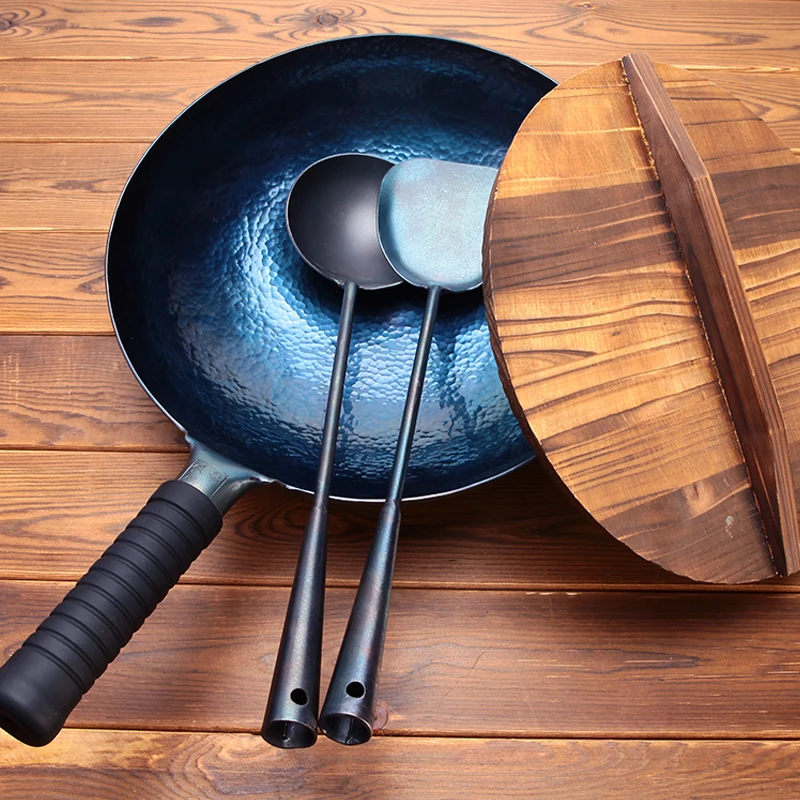 Handmade Wok and Frying Pan Chinese Traditional wok 1.8 mm Thicknes Non-stick Wok No Coating Multipurpose Kitchen Woks
Handmade Wok and Frying Pan Chinese Traditional wok 1.8 mm Thicknes Non-stick Wok No Coating Multipurpose Kitchen Woks