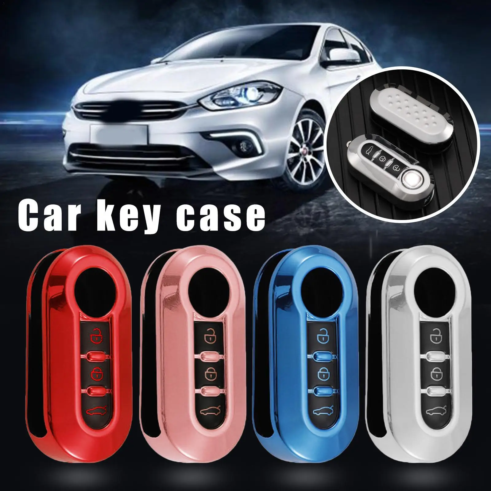 Remote Key Case For FIAT Fiat 500 Boyue Lingya Car Key Case Protective Key Shell Holder Protecor Keychain Accessories
Remote Key Case For FIAT Fiat 500 Boyue Lingya Car Key Case Protective Key Shell Holder Protecor Keychain Accessories