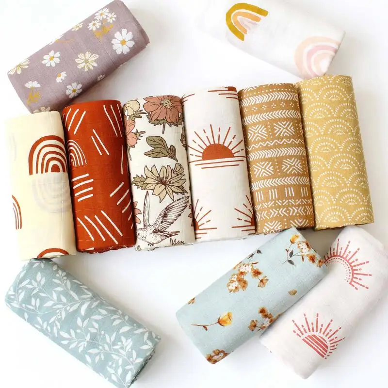 2Layers Muslin Cotton Baby Towels Kids Scarf Swaddle Bath Towel Newborns Infant Swaddle Sleeping Baby Blanket Bedding 120*120cm
2Layers Muslin Cotton Baby Towels Kids Scarf Swaddle Bath Towel Newborns Infant Swaddle Sleeping Baby Blanket Bedding 120*120cm