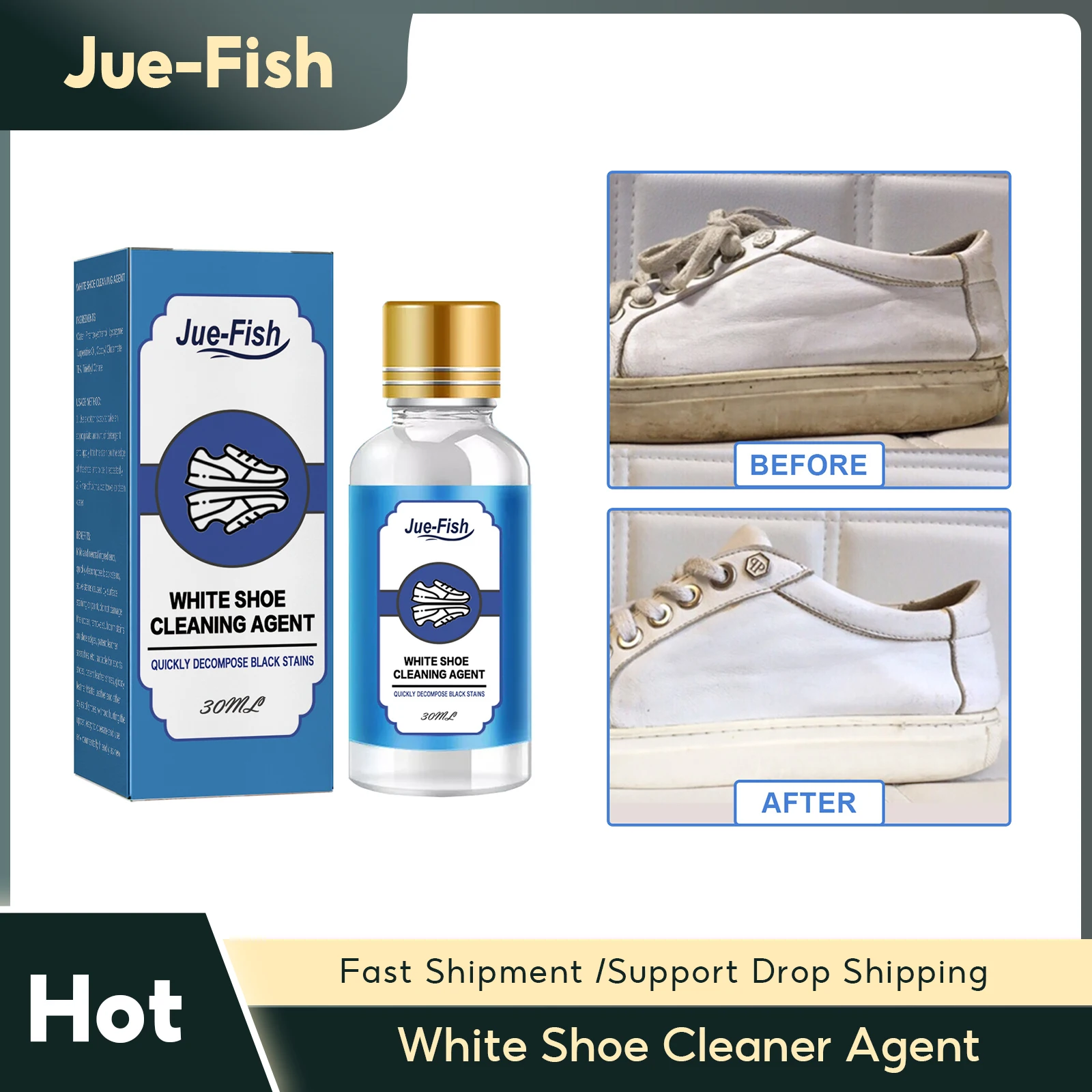 White Shoe Cleaner Agent Yellow Edge Removal Canvas Sneaker Brighten Waterproof Whitening Household Shoes Decontaminate Liquid
White Shoe Cleaner Agent Yellow Edge Removal Canvas Sneaker Brighten Waterproof Whitening Household Shoes Decontaminate Liquid