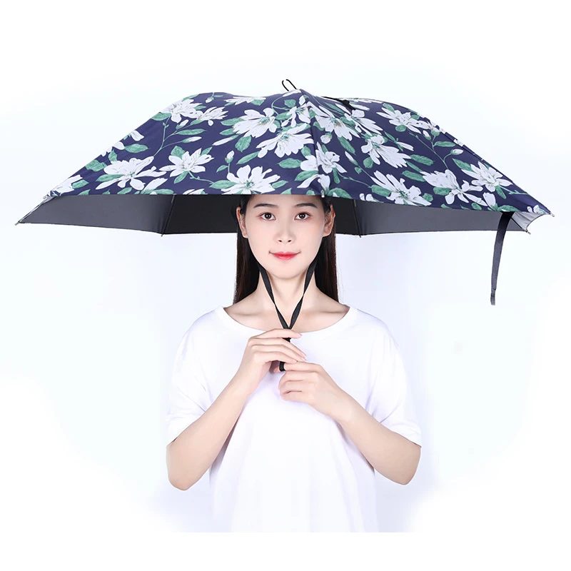 

Outdoor Travel Fishing Umbrella Hat Sunny And Rainy Anti Uv Folding Umbrella Women Small Size Easily Store Parasol