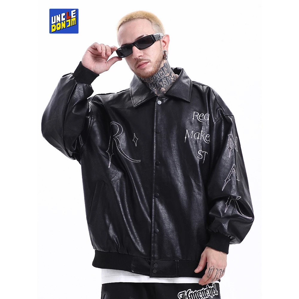 Leather Jacket Men Embroidery Winter Jacket Men Motorcycle Jacket Y2k Leather Coats For Men Dropshipping
Leather Jacket Men Embroidery Winter Jacket Men Motorcycle Jacket Y2k Leather Coats For Men Dropshipping