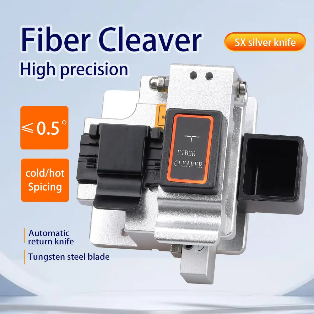 Серебряный нож, Высокоточный Кливер из волокна с холодным/горячим напылением, подходит для телесного волокна 0,25, Pigtail 0,9/3,0, кожаный кабель, 1 ...
Серебряный нож, Высокоточный Кливер из волокна с холодным/горячим напылением, подходит для телесного волокна 0,25, Pigtail 0,9/3,0, кожаный кабель, 1 ...