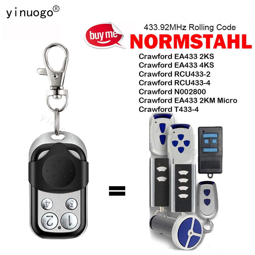 Normstahl EA433 2KM 2KS 4KS пульт дистанционного управления ворота Normstahl RCU 433 2K 4K N002800 Открыватель гаражной двери 433,92 МГц с изменяющимся кодом Новинка
Normstahl EA433 2KM 2KS 4KS пульт дистанционного управления ворота Normstahl RCU 433 2K 4K N002800 Открыватель гаражной двери 433,92 МГц с изменяющимся кодом Новинка