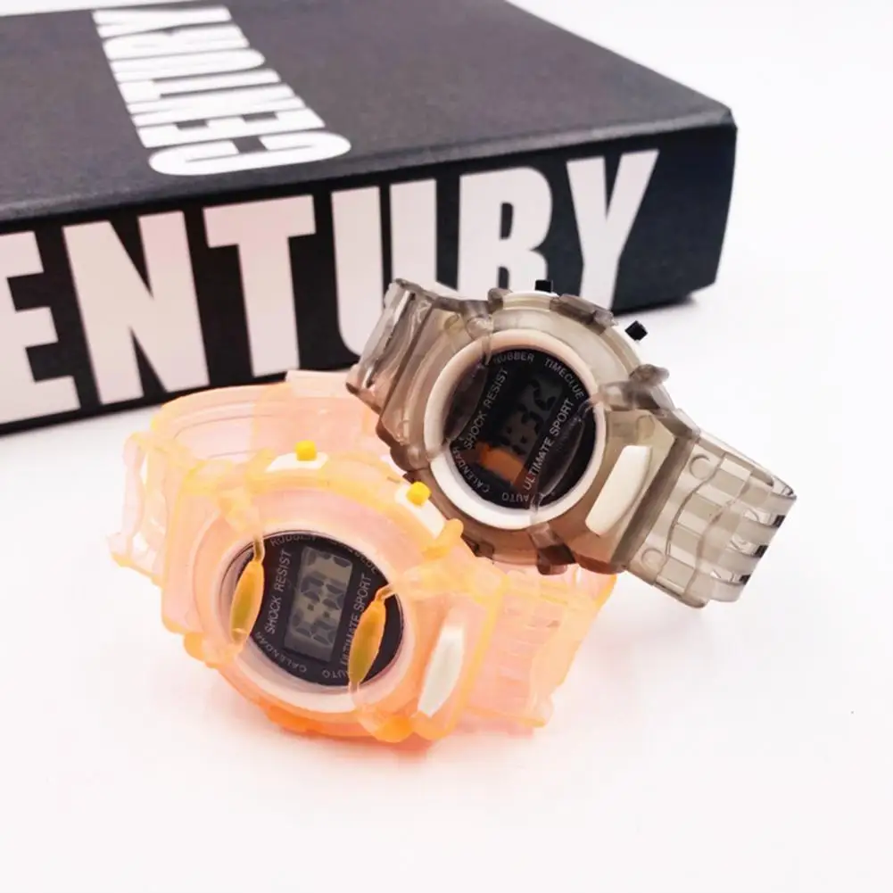 Plastic Fashion Simple Operation Digital Wristwatch Portable Electronic Watch Shock Resistant for Children
Plastic Fashion Simple Operation Digital Wristwatch Portable Electronic Watch Shock Resistant for Children