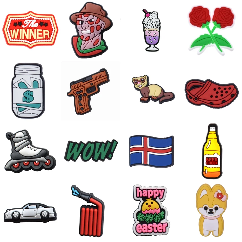 Shoe Charms Accessories Fits for Crocs Single Sale 1pcs Decorations PVC Buckle for Kids Party Christmas Gifts Pins
Shoe Charms Accessories Fits for Crocs Single Sale 1pcs Decorations PVC Buckle for Kids Party Christmas Gifts Pins