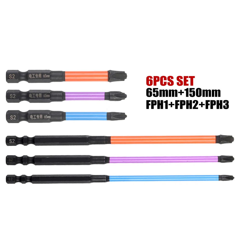 65mm 150mm Magnetic Special Slotted Cross Screwdriver Bits For Electrician FPH1 FPH2 FPH3 Batch Head For Socket Switch Hand Tool
65mm 150mm Magnetic Special Slotted Cross Screwdriver Bits For Electrician FPH1 FPH2 FPH3 Batch Head For Socket Switch Hand Tool