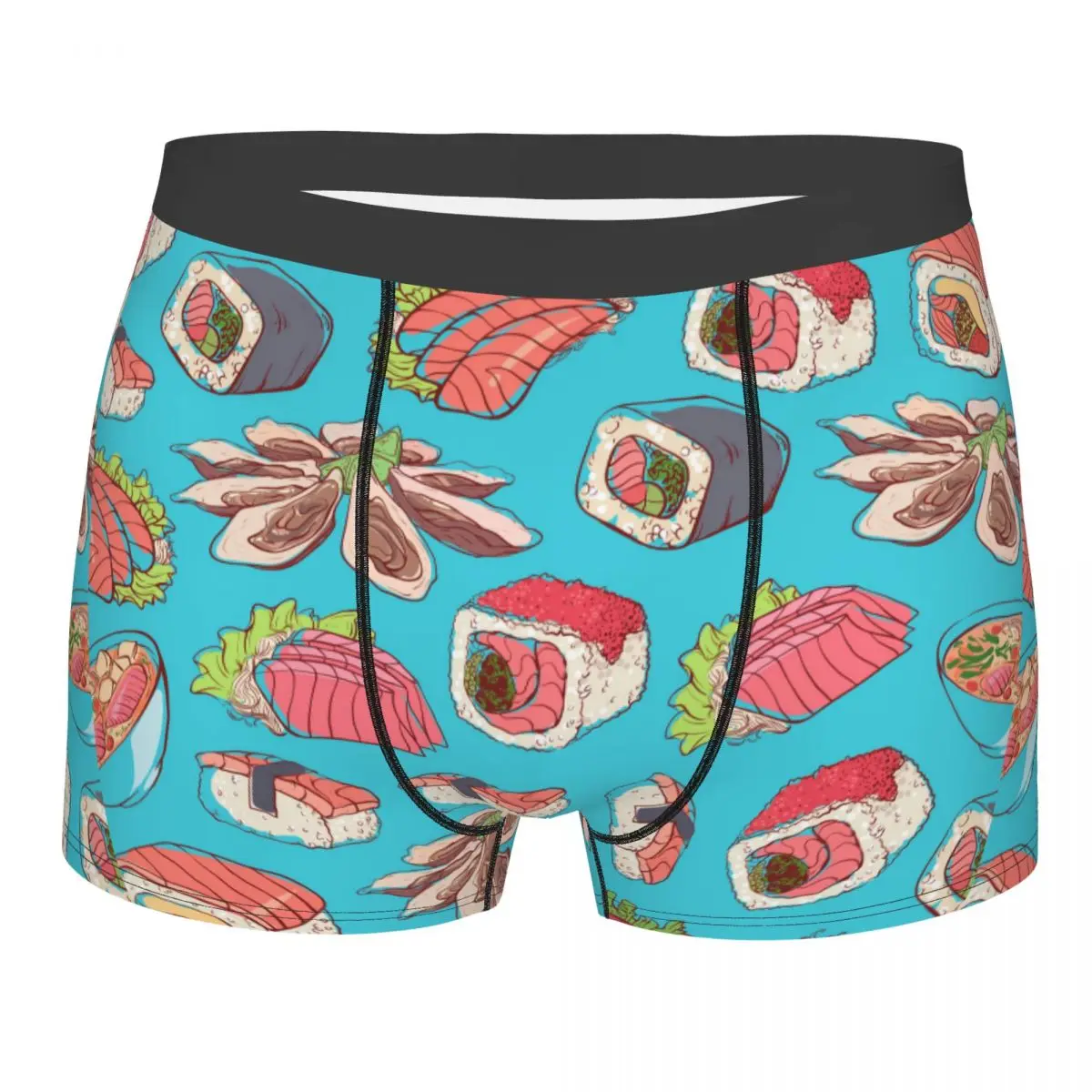 Underwear Male Panties Underpants Boxershorts Japanese Asian Dishes With Shrimps Sashimi Seafoods Men Boxers Sexy Boxer Homme
Underwear Male Panties Underpants Boxershorts Japanese Asian Dishes With Shrimps Sashimi Seafoods Men Boxers Sexy Boxer Homme