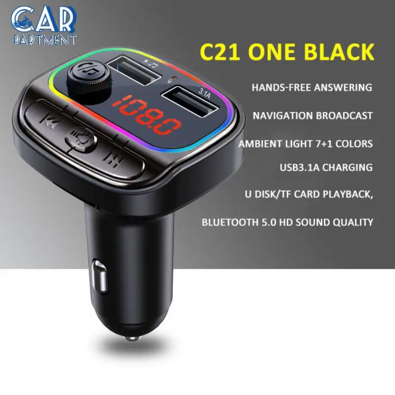 3.1a Dual Usb Car Charger Fast Charging Car Mp3 Player Car Bluetooth Fm Transmitter Car Accessories Multifunctional
3.1a Dual Usb Car Charger Fast Charging Car Mp3 Player Car Bluetooth Fm Transmitter Car Accessories Multifunctional