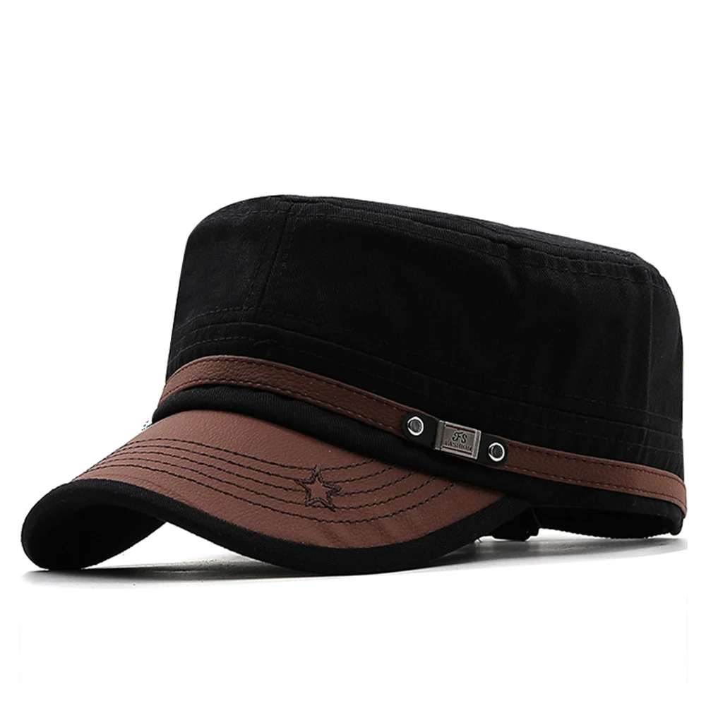 Fashion Cotton Visor Hats Casual Cadet Hat Man Flat Top Caps Summer Autumn Vintage Army Hats Adult Dad Hat Unisex Baseball Cap
Fashion Cotton Visor Hats Casual Cadet Hat Man Flat Top Caps Summer Autumn Vintage Army Hats Adult Dad Hat Unisex Baseball Cap