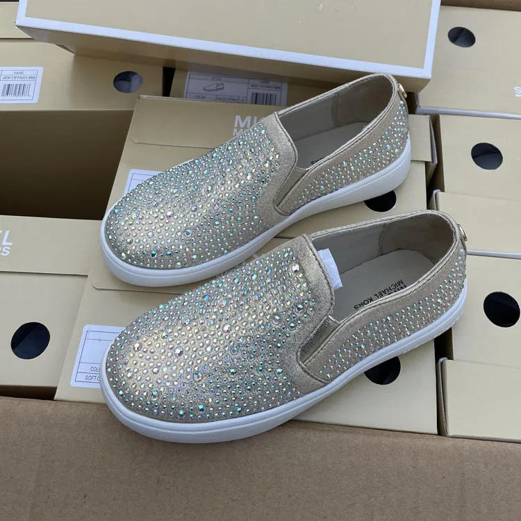 2022 Spring and Autumn New Rhinestone Flat Girls Casual Big Kids Shine Slip on Round-toe Child Fashion Versatile Boat Shoes PU
2022 Spring and Autumn New Rhinestone Flat Girls Casual Big Kids Shine Slip on Round-toe Child Fashion Versatile Boat Shoes PU