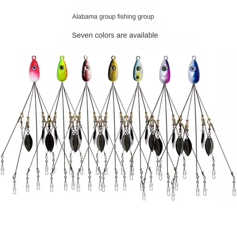 Вертлюжный Спиннер с застежкой, рыболовная приманка, рыболовная группа, удлинитель, алабамская рыболовная группа, наживка для плавания, рыб...
Вертлюжный Спиннер с застежкой, рыболовная приманка, рыболовная группа, удлинитель, алабамская рыболовная группа, наживка для плавания, рыб...