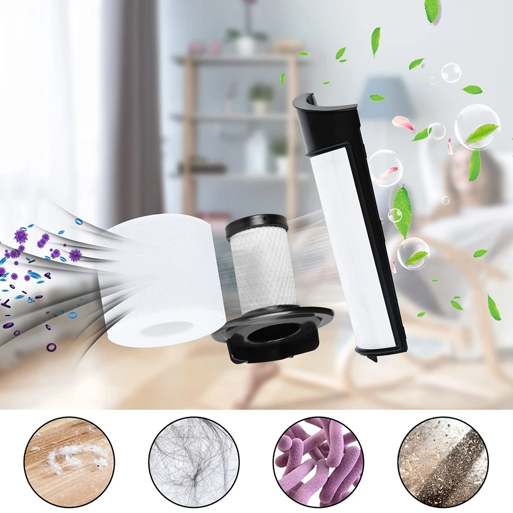 Easy Maintenance and Improved Air Quality Filters Replacement for Shark ICZ362H / IC160 / IC162 Cordless Vacuum
Easy Maintenance and Improved Air Quality Filters Replacement for Shark ICZ362H / IC160 / IC162 Cordless Vacuum
