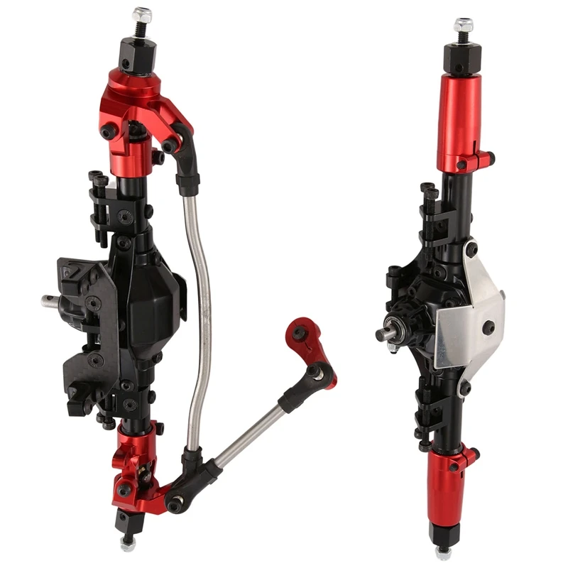 RC Car CNC Metal Front And Rear Axle With Servo Mount For Axial SCX10 II 90046 1/10 RC Crawler Car Upgrade Parts
RC Car CNC Metal Front And Rear Axle With Servo Mount For Axial SCX10 II 90046 1/10 RC Crawler Car Upgrade Parts