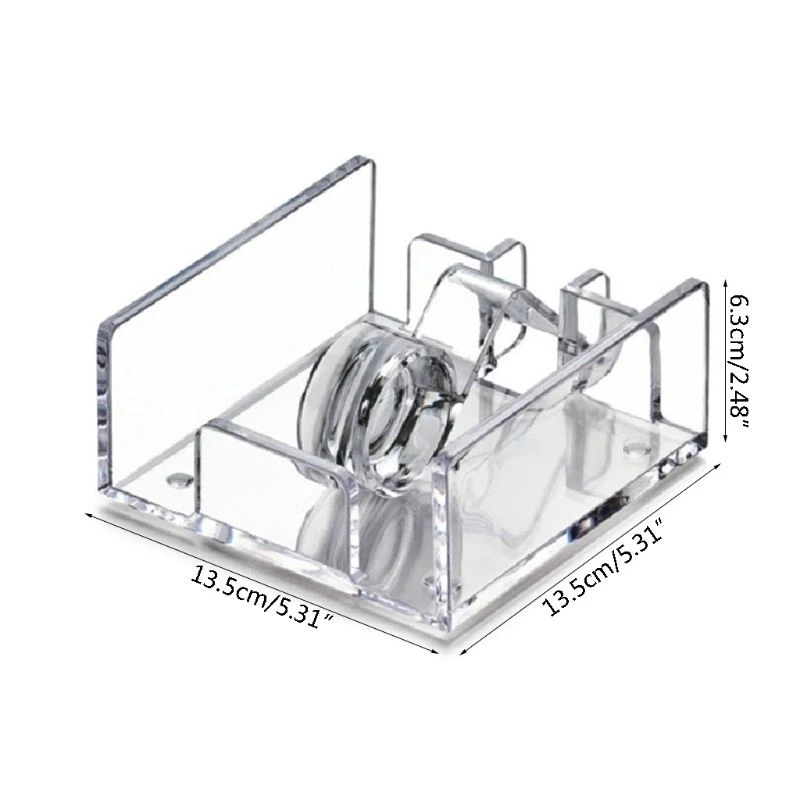 Square Clear Acrylic Cocktail Napkin Holder Paper Serviette Dispenser Tissue Box Bar Caddy for Dining Table Hotel Home Decor 
Square Clear Acrylic Cocktail Napkin Holder Paper Serviette Dispenser Tissue Box Bar Caddy for Dining Table Hotel Home Decor