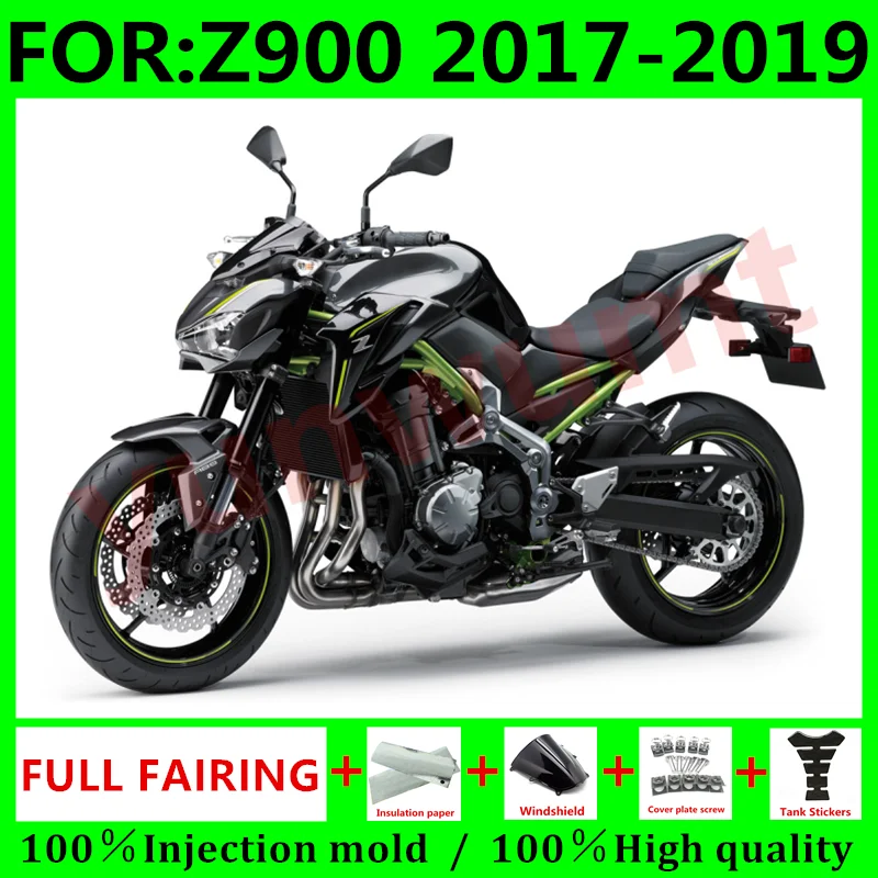 Новый комплект обтекателей для мотоцикла ABS, подходит для Z900 Z ER ZR 900 ZR900 ER900 2017 2018 2019 детали кузова желтого и черного цветов
Новый комплект обтекателей для мотоцикла ABS, подходит для Z900 Z ER ZR 900 ZR900 ER900 2017 2018 2019 детали кузова желтого и черного цветов